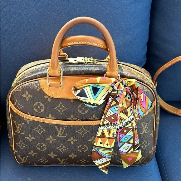 Louis Vuitton　ドーヴィル LOUIS VUITTON Deauville LV Monogram Top Handle Weekend Doctor's